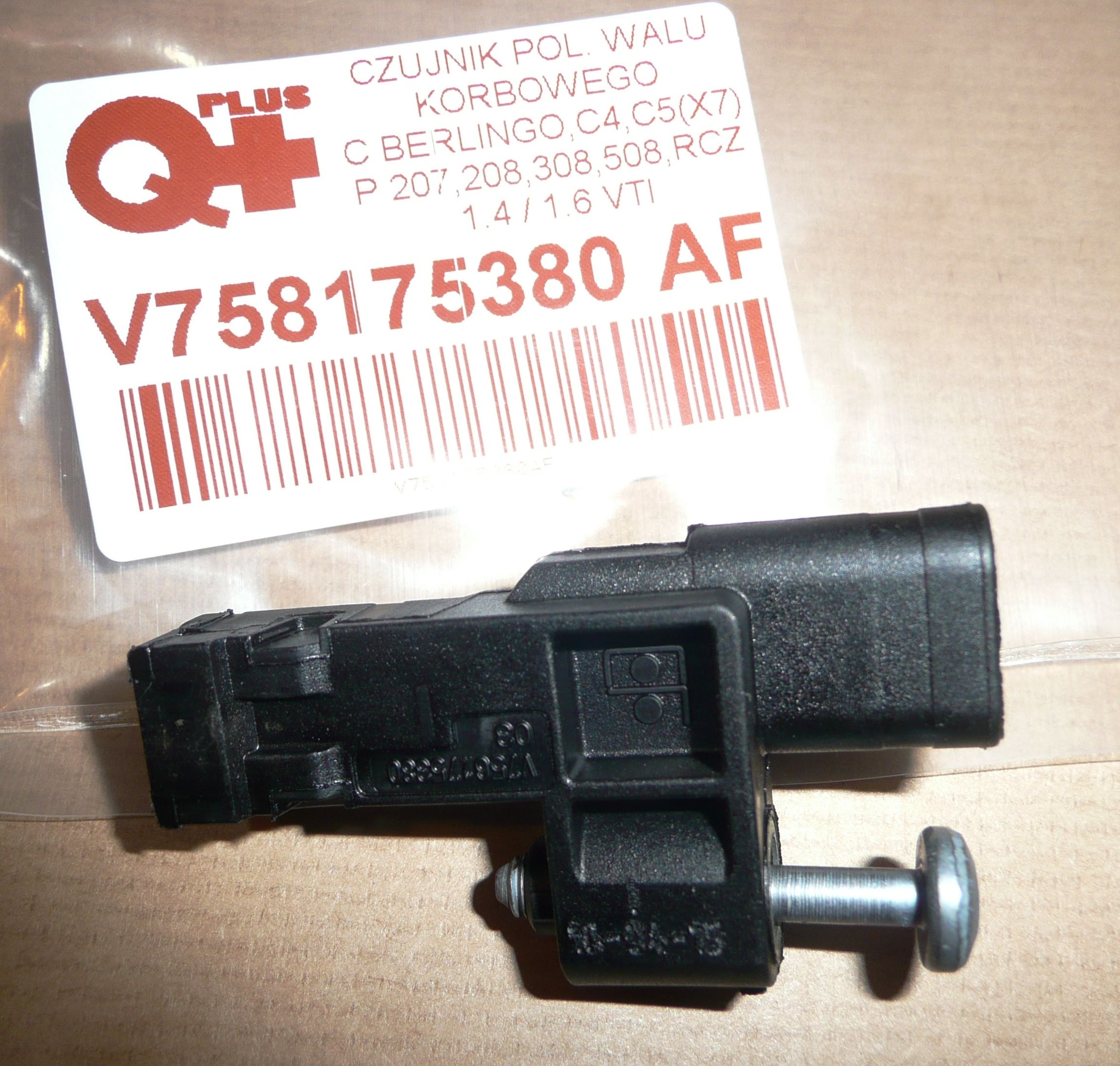 V756175380 AF CZUJNIK POŁ.WAŁU KORB.C C5(X7) 1.4VTI